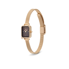 Load image into Gallery viewer, Quadro Mini Crystal Zodiac Evergold