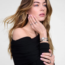 Load image into Gallery viewer, Petite Mini Arch 3-link White Silver