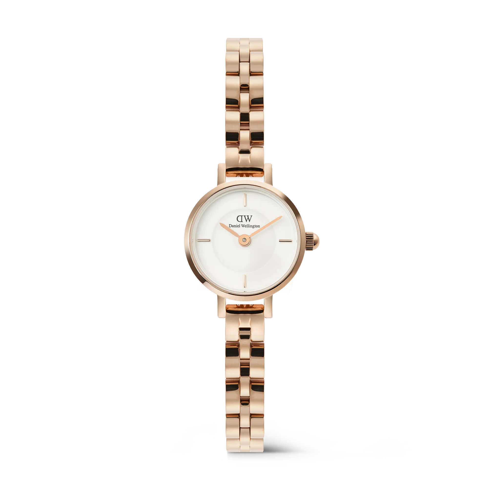 Petite Mini Arch 3-Link White Rose Gold