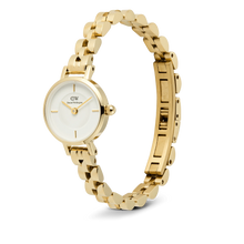 Load image into Gallery viewer, Petite Mini Arch 3-link White Gold