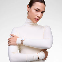 Load image into Gallery viewer, Petite Roman Numerals Date Rose Gold