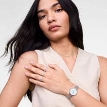 Load image into Gallery viewer, Petite Roman Numerals Date Silver