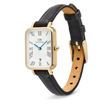 Load image into Gallery viewer, Quadro Roman Numerals Date Sheffield Gold