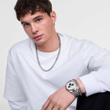 Load image into Gallery viewer, Iconic Chronograph Arch 5-Link Off- White Panda Silver