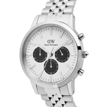 Load image into Gallery viewer, Iconic Chronograph Arch 5-Link Off- White Panda Silver