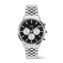 Load image into Gallery viewer, Iconic Chronograph Arch 5-Link Onyx Panda Silver