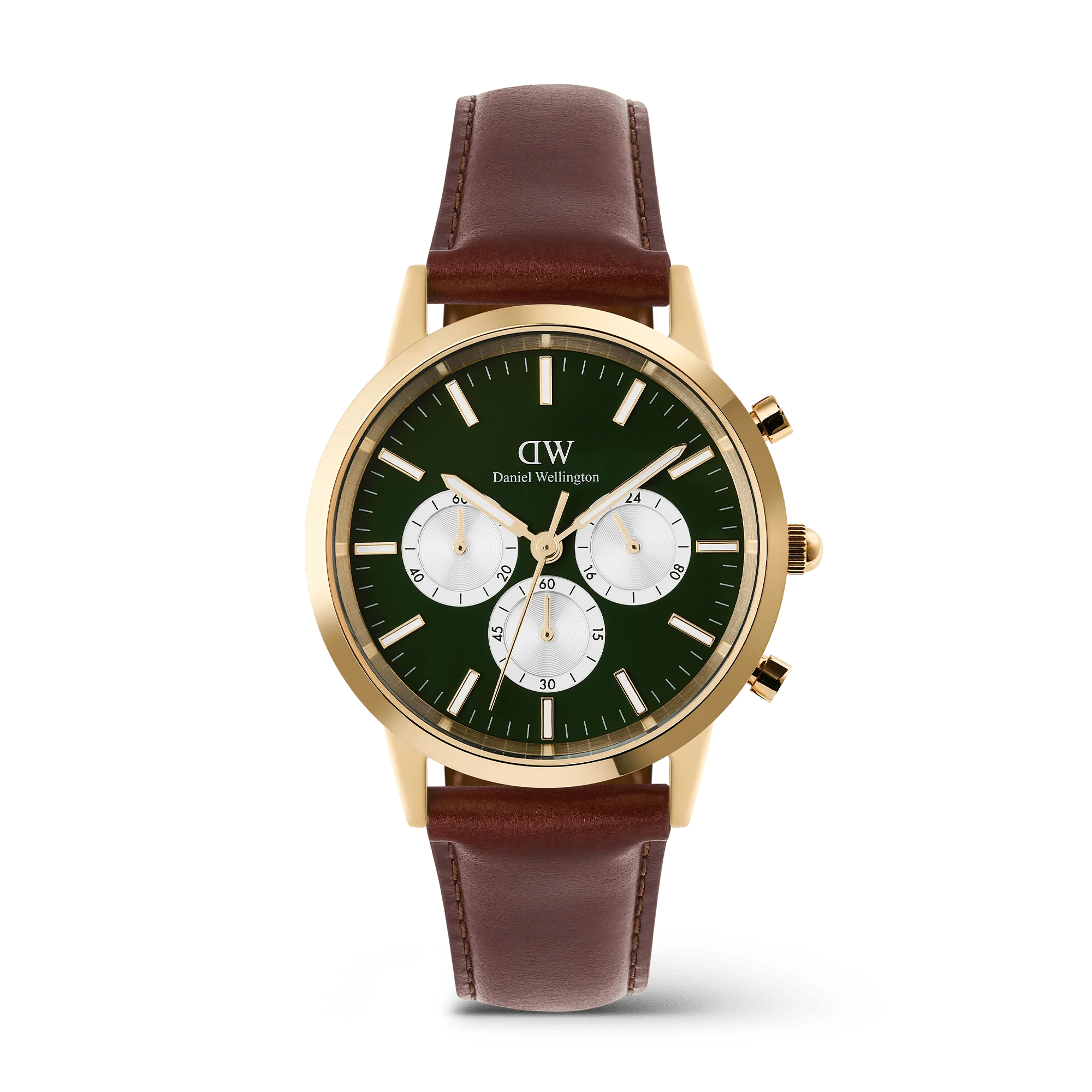 Iconic Chronograph St Mawes Emerald Panda Gold