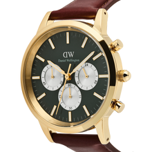 Load image into Gallery viewer, Iconic Chronograph St Mawes Emerald Panda Gold