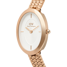 Load image into Gallery viewer, Juliette Braided Mesh White Sunray Rose Gold