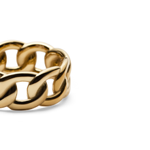 Load image into Gallery viewer, Chunky Chain Ring Gold