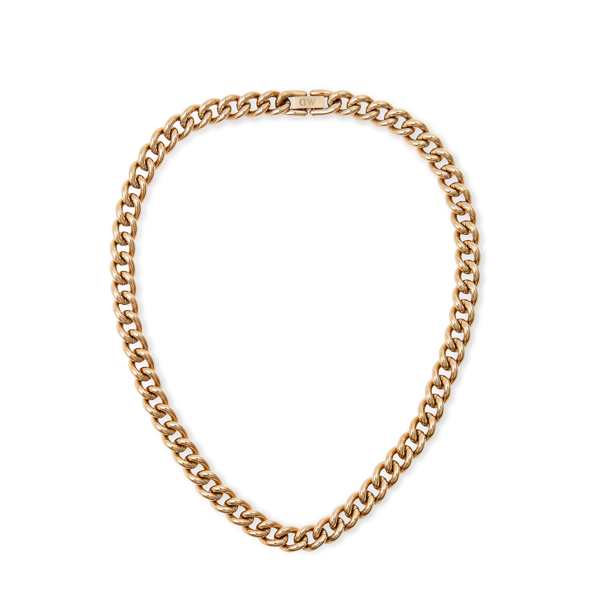 Chunky Chain Necklace Rose Gold
