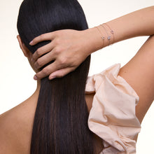 Load image into Gallery viewer, Crystal Zodiac Chain Bracelet Rose Gold