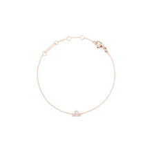 Load image into Gallery viewer, Crystal Zodiac Chain Bracelet Rose Gold