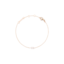 Load image into Gallery viewer, Crystal Zodiac Chain Bracelet Rose Gold