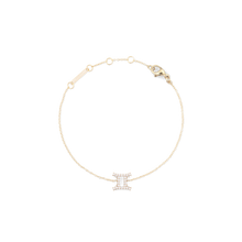Load image into Gallery viewer, Crystal Zodiac Chain Bracelet Gold