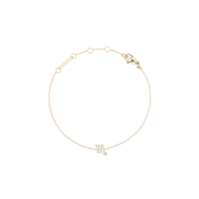 Load image into Gallery viewer, Crystal Zodiac Chain Bracelet Gold