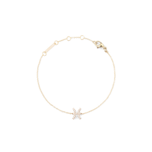 Load image into Gallery viewer, Crystal Zodiac Chain Bracelet Gold