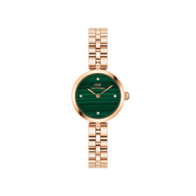 Load image into Gallery viewer, Elan Lumine Malachite Rose Gold