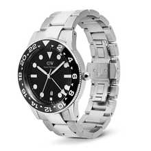 Load image into Gallery viewer, Iconic GMT Link Black Ceramic Bezel Silver