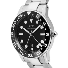 Load image into Gallery viewer, Iconic GMT Link Black Ceramic Bezel Silver