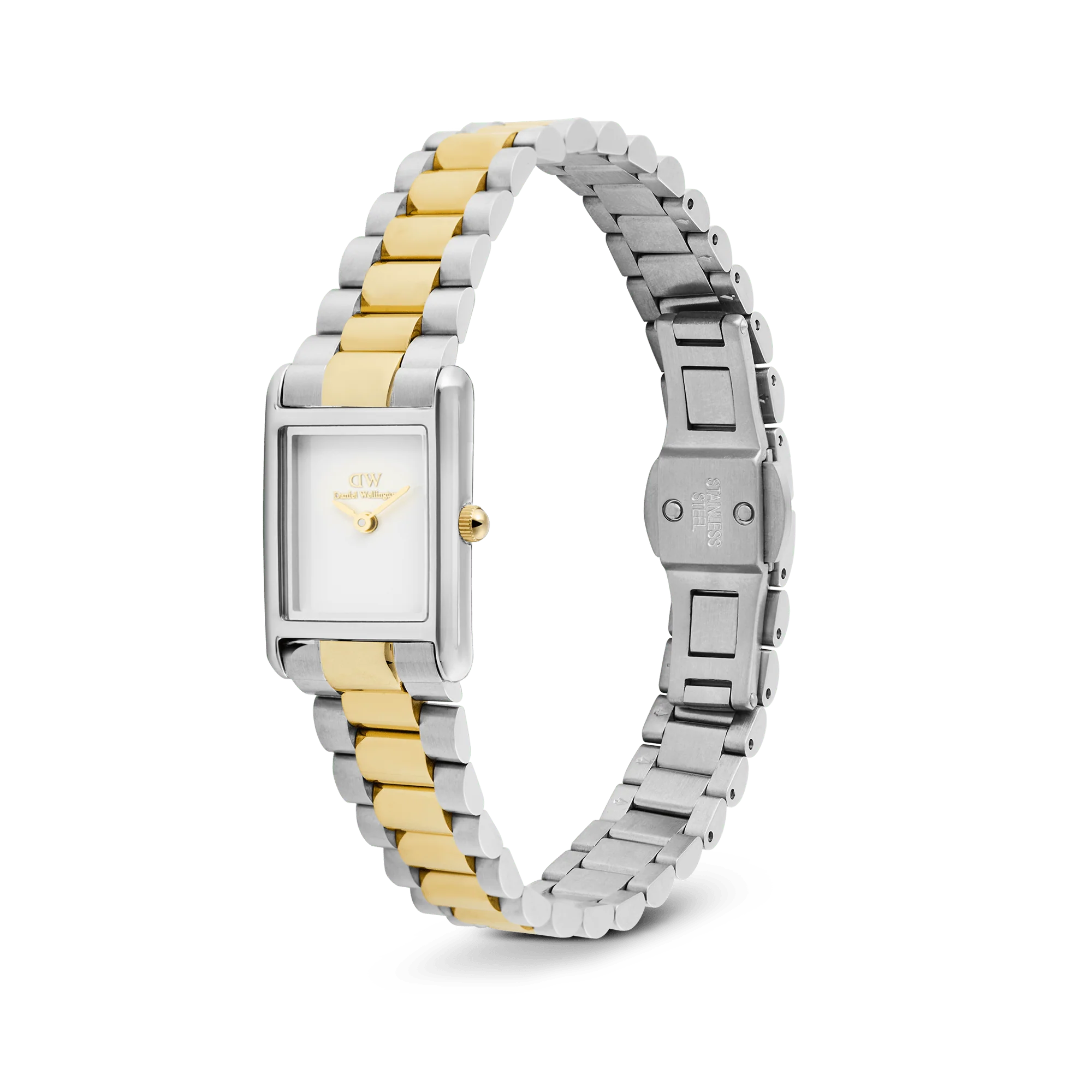 Bound Mini 3-Link Two Tone Gold