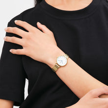 Load image into Gallery viewer, Petite Roman Numerals 5-Link Gold