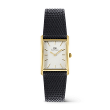 Load image into Gallery viewer, Bound Black Lizard Guilloché Gold