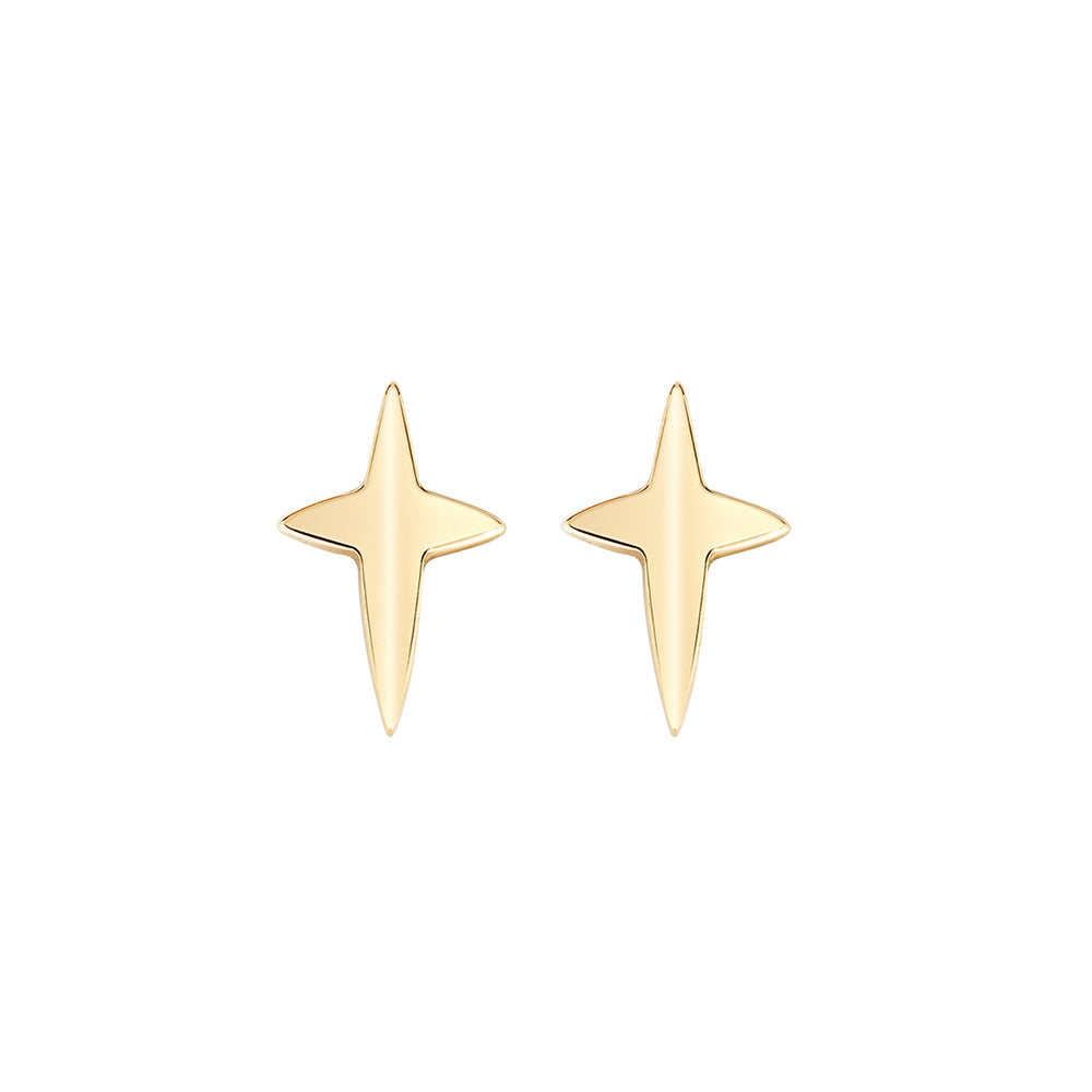 Pointed Cross Earrings