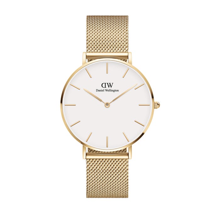 The Petite Evergold White Dial