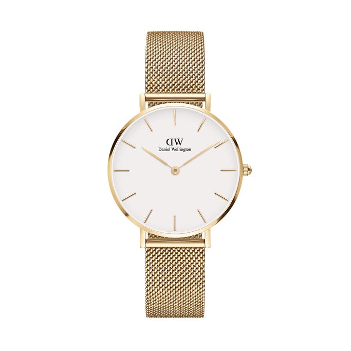 The Petite Evergold White Dial