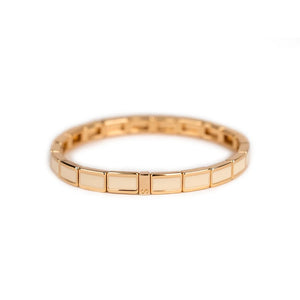 Bracelet Fin Serti Beige