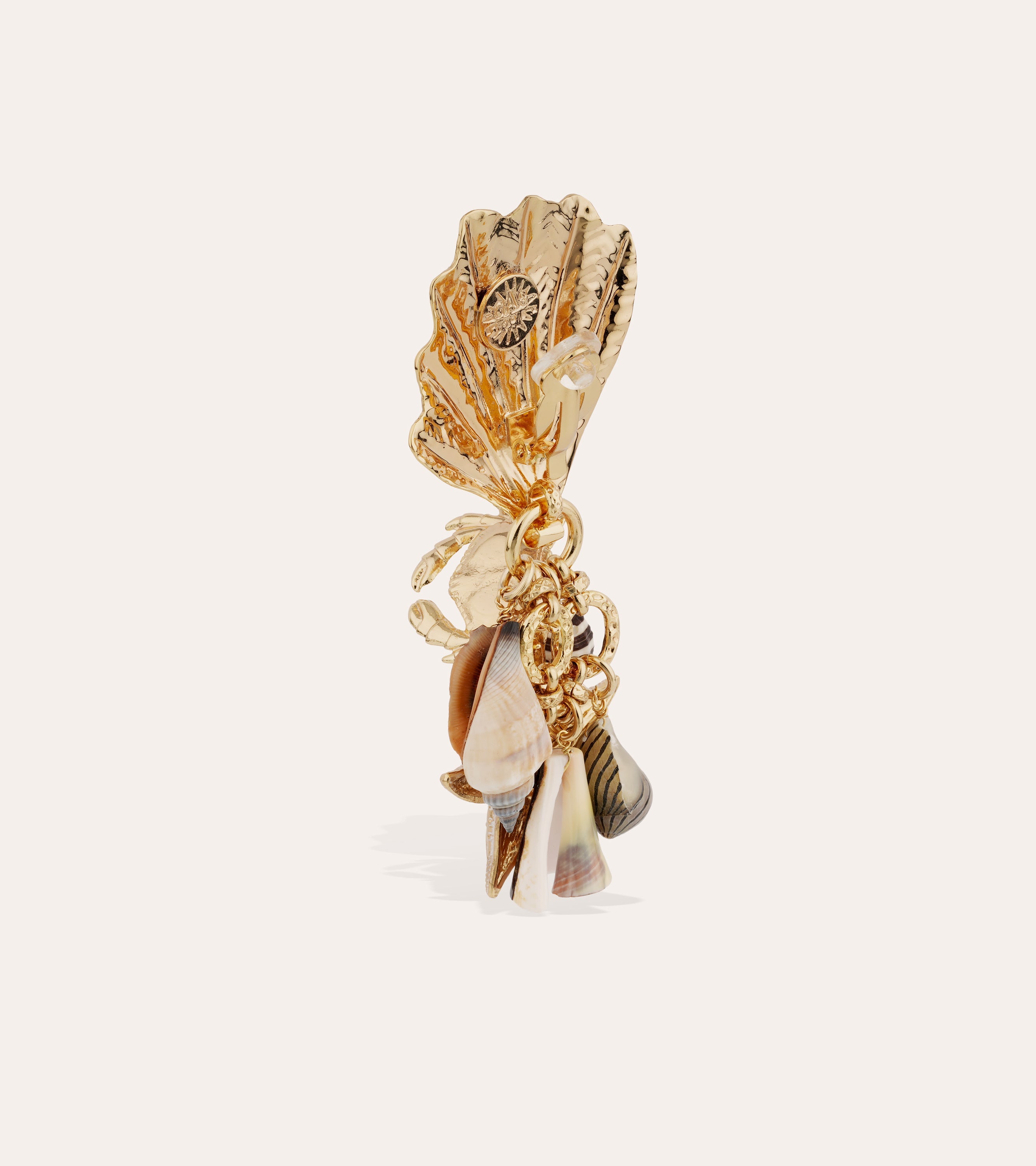 Shellita Earrings - Brown Multico
