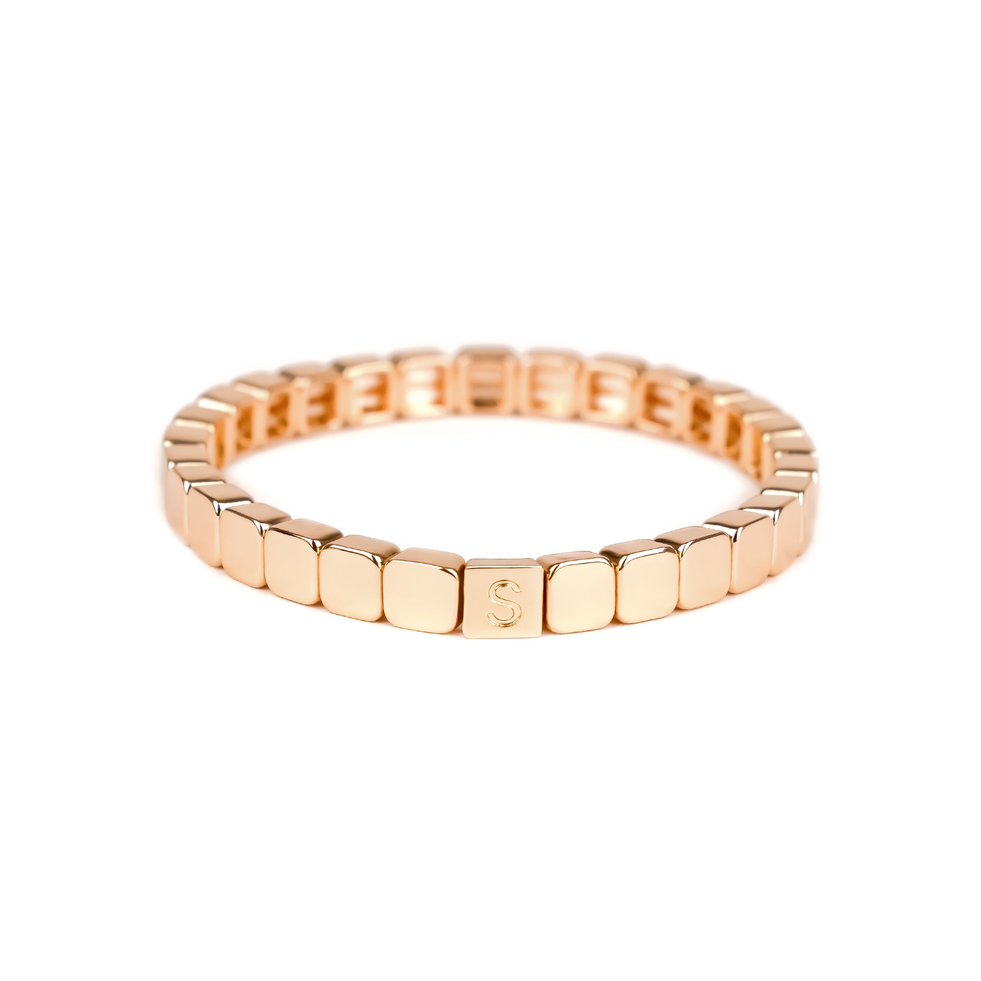 Mini Gold Cushion Bracelet