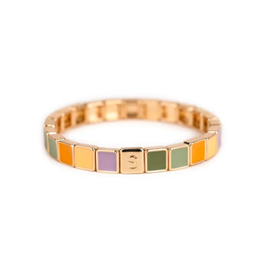 Bracelet Carre Serti Marché aux Fleurs