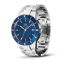 Load image into Gallery viewer, Iconic Paradigma Link Blue Enamel Silver
