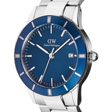 Load image into Gallery viewer, Iconic Paradigma Link Blue Enamel Silver
