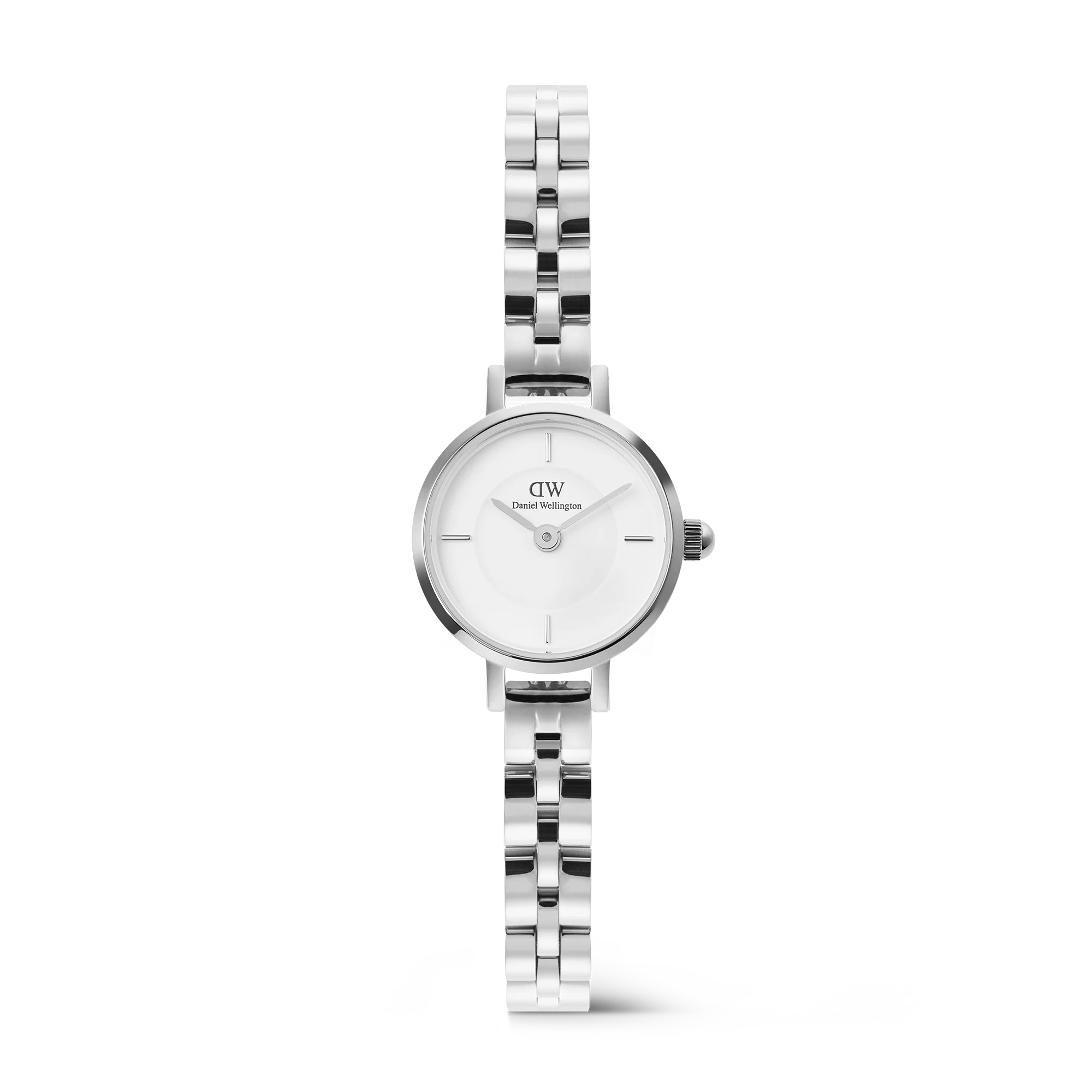 Petite Mini Arch 3-Link White Silver