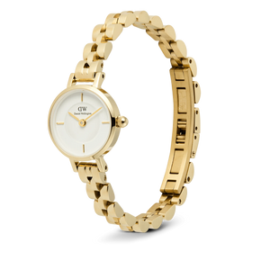 Petite Mini Arch 3-link White Gold