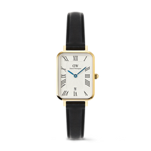 Load image into Gallery viewer, Quadro Roman Numerals Date Sheffield Gold
