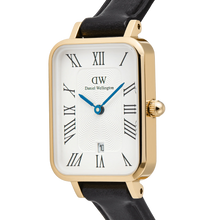 Load image into Gallery viewer, Quadro Roman Numerals Date Sheffield Gold
