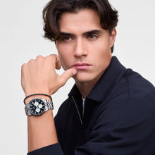 Load image into Gallery viewer, Iconic Chronograph Arch 5-Link Onyx Panda Silver
