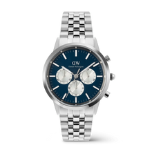 Load image into Gallery viewer, Iconic Chronograph Arch 5-Link Arctic Panda Silver
