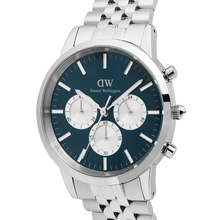 Load image into Gallery viewer, Iconic Chronograph Arch 5-Link Arctic Panda Silver
