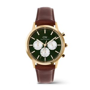 Iconic Chronograph St Mawes Emerald Panda Gold