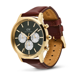 Iconic Chronograph St Mawes Emerald Panda Gold