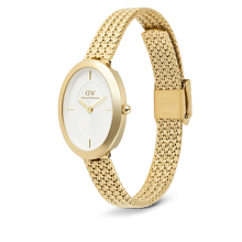 Load image into Gallery viewer, Juliette Braided Mesh White Sunray Gold
