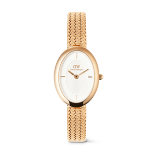 Juliette Braided Mesh White Sunray Rose Gold