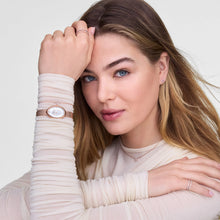Load image into Gallery viewer, Juliette Braided Mesh White Sunray Rose Gold
