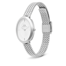 Load image into Gallery viewer, Juliette Braided Mesh White Sunray Silver

