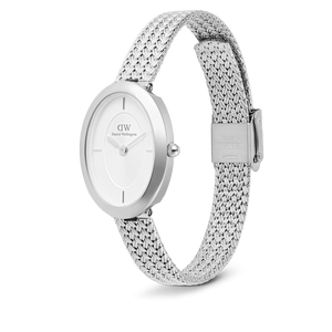 Juliette Braided Mesh White Sunray Silver